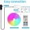 Tira LED Neón Autrucker 10m RGB 24V IP65 App y Mando Flexible Exterior