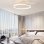 Plafon Lampada da soffitto Autrucker Nordico 25W 40cm Regolabile