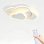 Plafón LED Autrucker Nube 42W Regulable con Mando 52cm Blanco