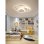 Plafón LED Autrucker Nube 42W Regulable con Mando 52cm Blanco