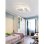Plafón LED Autrucker Nube 42W Regulable con Mando 52cm Blanco
