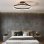 Plafoniera LED Autrucker Moderna Circolare 25W 40cm Dimmerabile Telecomando CCT