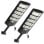 Lampe solaire LED exterieure Autrucker Pack de 2 Capteur Telecommande