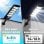Lampe solaire LED exterieure Autrucker Pack de 2 Capteur Telecommande