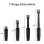 Tripode 3 em 1 Blossom Selfie Stick Plegable compativel GoPro Osmo Insta360