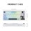 Tastatur Aula F75 Max 75% kabellos Switch Leobog Reaper TFT Display RGB