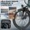Bicicleta Eléctrica Aairsk 26 Pulgadas Motor 250W Batería 36V 13Ah 21 Velocidades Azul