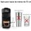Macchina da caffè a capsule HiBREW H1B 20 Bar 1450W Estrazione fredda e calda
