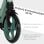 Patinete plegable Welltin doble frenado suspensión ruedas 20 cm verde