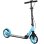 Klappbarer Welltin Scooter Aluminium 20 cm Räder Doppelbremse Blau