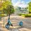 Klappbarer Welltin Scooter Aluminium 20 cm Räder Doppelbremse Blau