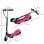 Patinete eléctrico Welltin 120W Autonomía 10km Plegable Caballete Rosa