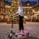 Patinete eléctrico Welltin 120W Autonomía 10km Plegable Caballete Rosa