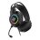 Auriculares Deltaco Gaming GAM-168 con cable USB, iluminación multicolor y micrófono para juego negro