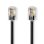 Câble Téléphonique Nedis RJ-10 Male 2m Noir