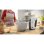 Frullatore a mano Bosch MFQ37490 750W 5 Velocità Turbo con Ciotola 3L