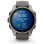 Garmin fēnix 9 GPS Bluetooth Wi-Fi 43mm Titanio con correa de silicona en gris