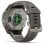 Garmin fēnix 9 GPS Bluetooth Wi-Fi 43mm Titanio con correa de silicona en gris