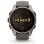Garmin fēnix 9 GPS Bluetooth Wi-Fi 43mm Titanio con correa de silicona en gris