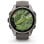 Garmin fēnix 9 GPS Bluetooth Wi-Fi 43mm Titanio con correa de silicona en gris