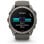 Garmin fēnix 9 GPS Bluetooth Wi-Fi 51mm Titanio con correa de silicona en gris
