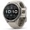 Garmin fēnix 9 Pro Bluetooth GPS 43mm Titanio con correa de silicona en blanco