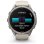 Garmin fēnix 9 Pro Bluetooth GPS 43mm Titanio con correa de silicona en blanco