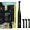 Cepillo de dientes vibratorio Happybrush ECO R2 Allblack 3 Modos 4 Cabezales Temporizador