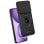 Funda para móvil Cool Hard Ring plástico PC TPU aluminio negro para OPPO Reno16 F 5G y FS 5G