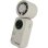 Mini-Handventilator Verbatim 32346 10W 16000RPM Akku 4000mAh Display USB Weiß Silber