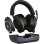 Auriculares Nacon RIG R8 Pro HS inalámbricos Bluetooth y RF para gaming, micrófono y 60 h, negros