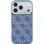 Funda para móvil Guess Backcover PU-Leder blau für Apple iPhone 17 Pro