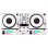Controlador DJ Hercules DJControl Inpulse T7 White Edition platos motorizados 7" XLR