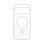 Capa traseira transparente TPU brilhante com bordas reforçadas para Google Pixel 11