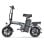 Bicicleta eléctrica plegable URLIFE F1L 250W 48V 14" Gris