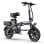 Bicicleta eléctrica plegable URLIFE F1L 250W 48V 14" Gris