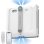 Robot pulisci vetri Liectroux S9 9000Pa Spruzzo 4 Vie APP