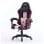 Chaise de bureau NASA Noir/Rose avec tete et accoudoirs reglables