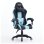 Chaise gaming NASA Spirit Noir / Bleu clair Hauteur reglable