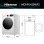 Lavasecadora Hisense 9 kg A WD1I9042BWF2 con tecnología Inverter y vapor