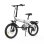 Bicicleta eléctrica plegable PVY Z20 Pro Evo Motor 250W Batería 36V 14.5Ah Blanco