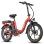 Bicicleta elétrica FAFREES F20+ 250W dobrável suspensão dianteira