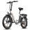 Bicicleta elétrica Fafrees F20 250W 36V 18Ah pneus 20" branco