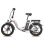 Bicicleta elétrica Fafrees F20 250W 36V 18Ah pneus 20" branco