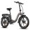 Bicicleta eletrica Fafrees F20 250W 36V 18Ah Pneus fat 20x3 Cinza
