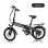 Bicicleta eléctrica ORLMS S9F motor 500 W batería 48 V 13 Ah gris