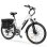 Bicicleta eléctrica ESKUTE C202 250W 48V 17.5Ah blanco 26" urbana