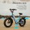Bicicleta eletrica Fafrees F20 Rover 250W 48V 20Ah Verde