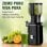 Exprimidor lento Gvatzyl 250W prensado en frío boca 130mm