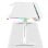 Mesa Gaming Alpha Gamer Zorya 140cm Acier et MDF RGB Blanc